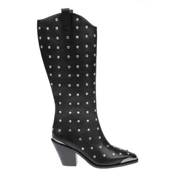Daniel X Diamond Blazing Saddles Western Boots in Black, New, Size EU 35 US 5 - Picture 1 of 12